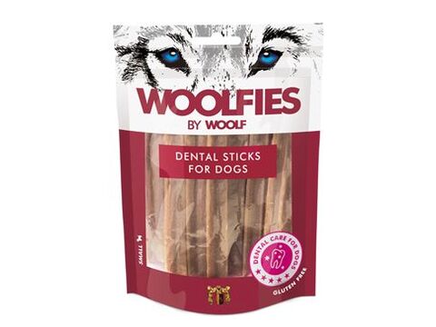 Pochoutka dentální Woolfies Dental Sticks S 200g