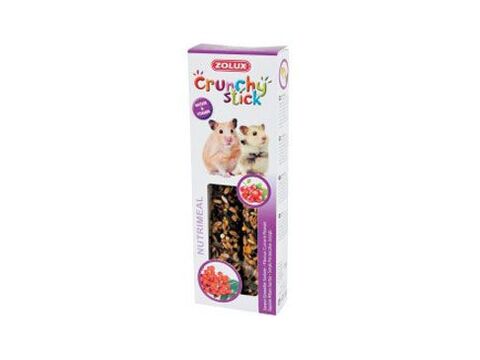 Pochutka CRUNCHY STICK rybíz/jeřabina pro křečky Zolux