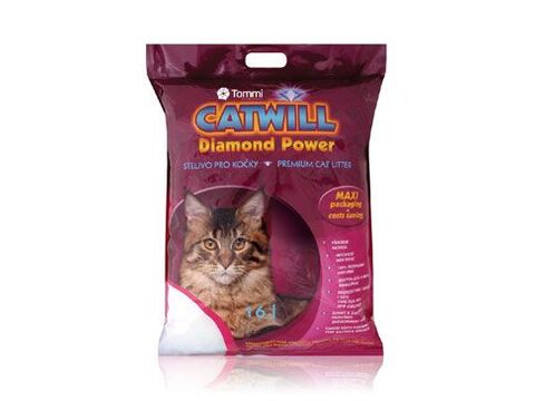 Podestýlka Catwill Diamond Power kočka pohlc. pach 16l