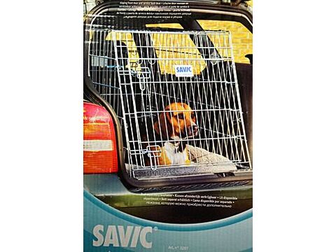 Savic Dog Residence klec do auta zkosená 91x61x71cm