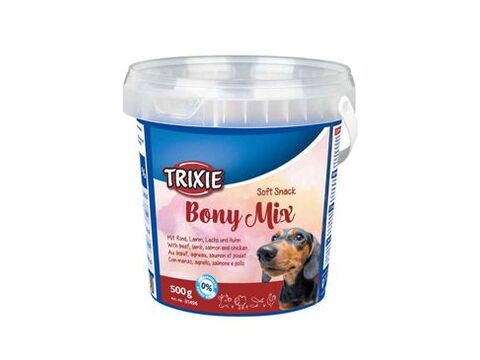 Trixie Soft Snack Bony Mix hovězí & jehněčí & losos 500g