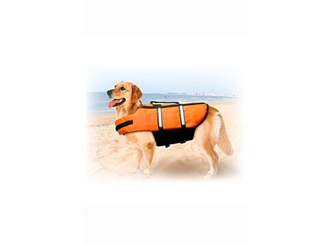Vesta plavací Dog S 30cm oranžová
