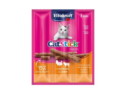 Vitakraft Cat pochoutka Stick mini Turkey+lamb 3x6g