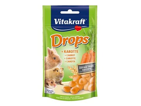 Vitakraft Rodent Rabbit poch. Drops carrots 75g