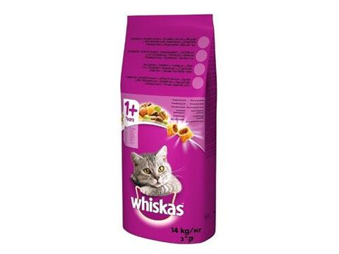 Whiskas Dry s kuřecím masem 14kg