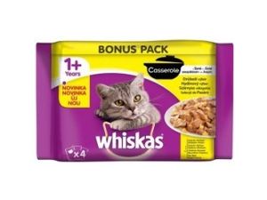 Whiskas kapsa Casserole drůbeží menu 4x85g