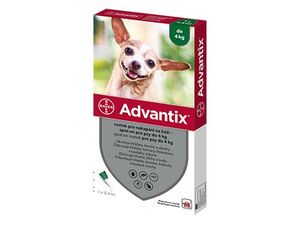 Advantix Spot on pro psy do 4kg 1x0,4ml