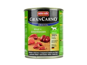 Animonda Gran Carno Adult hovězí & kachní srdce konzerva 800g