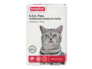 Beaphar Obojek antipar. kočka SOS adult 35cm 1ks