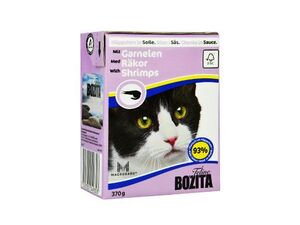 Bozita Cat kousky v omáčce s krevetami Tetrapak 370g