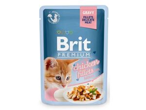 Brit Premium Cat D Fillets in Gravy for Kitten 85g