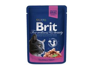 Brit Premium Cat kapsa with Salmon & Trout 100g