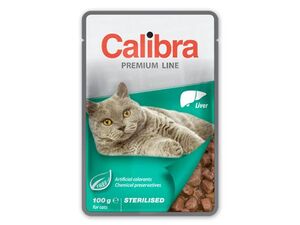 Calibra Cat  kapsa Premium Sterilised Liver 100g