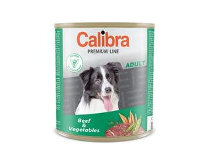 Calibra Dog konz.Premium Adult hovězí+zelenina 800g