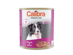 Calibra Dog konz.Premium Adult zvěřina+hovězí 800g