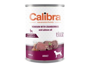 Calibra Dog konzerva Adult zvěřina s brusinkami 400g