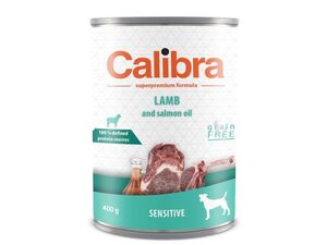 Calibra Dog konzerva Sensitive jehněčí 400g