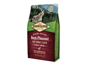 Carnilove Cat Duck&Pheasant Adult Hairball Contr 2kg