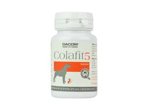 Colafit 5 na klouby pro psy barevné 50tbl
