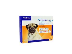 Effipro DUO Dog S (2-10kg) 67/20 mg, 4x0,67ml