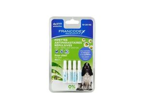 Francodex Pipeta repelentní střední pes 4x2ml new