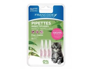 Francodex Pipeta repelentní kotě 4x0,6ml new
