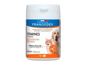Francodex Vitamíny pes, kočka 60tab