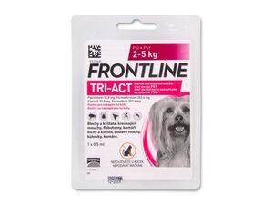 Frontline Tri-Act Spot on Dog XS (2-5 kg) 1x0,5ml