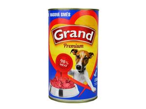 GRAND konzerva pes masová směs 1300g
