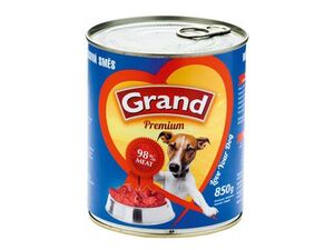 GRAND konzerva pes masová směs 850g