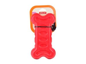 Hračka pes kost TRP BONE 15cm červená Zolux