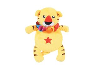 Hračka pes ROUND TIGER plyš žlutá 24cm Zolux