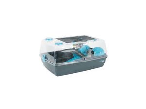 Klec křeček INDOOR 55cm Vision 360 modrá/šedá Zolux