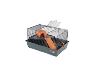 Klec myš INDOOR 40cm oranžová s výbavou Zolux