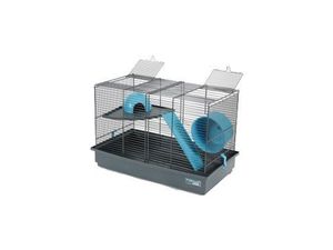 Klec pískomil,křeček INDOOR 50cm modrá s výbavou Zolux
