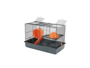 Klec pískomil,křeček INDOOR 50cm oranž s výbavou Zolux