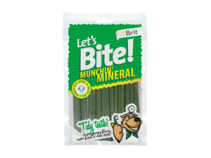 Brit pochoutka Let's Bite Munchin' Mineral 105g