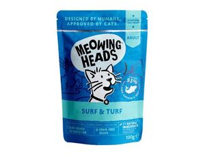 MEOWING HEADS Surf & Turf 100g