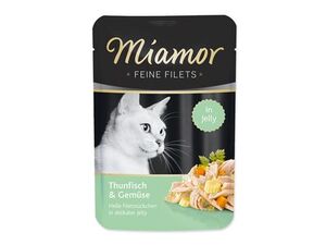 Miamor Cat Filet kapsa tuňák+zelen. 100g