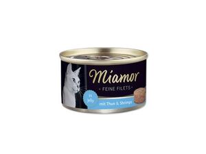 Miamor Cat Filet konzerva tuňák+krevety 100g