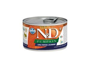 N&D DOG PUMPKIN Adult Lamb & Blueberry Mini 140g