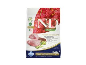 N&D GF Quinoa CAT Weight Mngmnt Lamb & Broccoli 300g