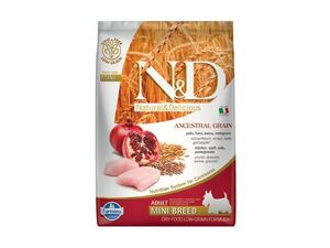 N&D LG DOG Adult Mini Chicken & Pomegranate 7kg