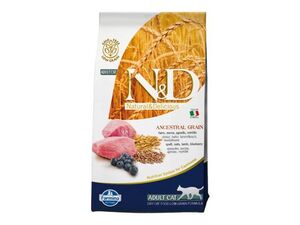 N&D Low Grain CAT Adult Lamb & Blueberry 5kg