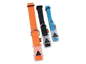 Obojek pes SILICONE modrá 20mm/38-50cm Zolux