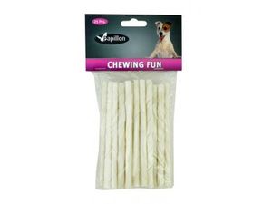 Papillon suš.poch.25sticks twist white 12,5cm 5-6g pes
