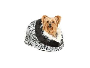 Pelech MINOU kukaň motiv sněžný leopard 35x26x41cm TR