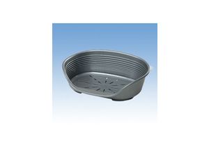 Pelech plast SIESTA DLX 2 stříbrný 49x36x17,5cm FP 1ks