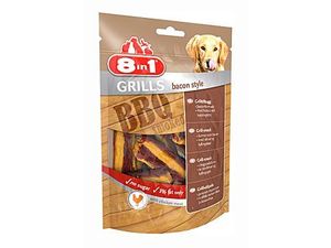 8in1 pochoutka Grills bacon style 80g