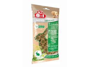 8in1 pochoutka Minis rabbit & herbs 100g